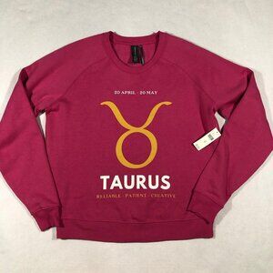 NEW Anthropologie Womens XS Taurus Sweatshirt Catherine O'Sullivan NWT $80